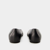 Ballerines The Asymmetric - TOTEME - Cuir - Noir