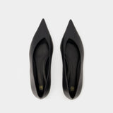 Ballerines The Asymmetric - TOTEME - Cuir - Noir