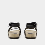 Sandales The Chunky - TOTEME - Cuir - Noir