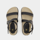 Sandales The Chunky - TOTEME - Cuir - Noir