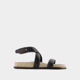Sandales The Chunky - TOTEME - Cuir - Noir