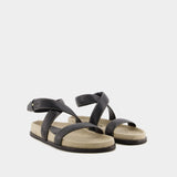 Sandales The Chunky - TOTEME - Cuir - Noir