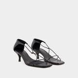 Sandales The Knot - TOTEME - Cuir - Noir