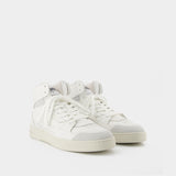 Baskets Dice Hi en Cuir Gris