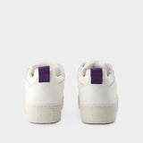 Baskets Sydney en Cuir Blanc