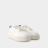 Baskets Sydney en Cuir Blanc