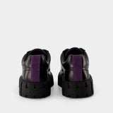 Baskets Odessa en Cuir Noir