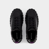 Baskets Odessa en Cuir Noir