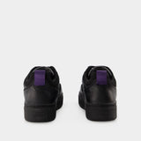 Baskets Sidney en Cuir Noir