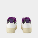 Baskets Sidney en Cuir Blanc
