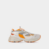 Baskets Marathon Runner en Cuir Orange