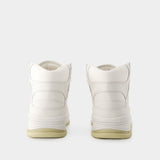 Sneakers Area High - Axel Arigato - Cuir - Blanc/Beige