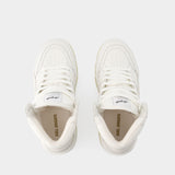 Sneakers Area High - Axel Arigato - Cuir - Blanc/Beige