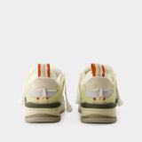 Sneakers Area Patchwork - Axel Arigato - Cuir - Beige/Blanc