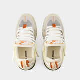 Sneakers Area Patchwork - Axel Arigato - Cuir - Beige/Blanc