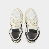 Sneakers Rhecess Hi - Rhude - Cuir - Blanc/Noir