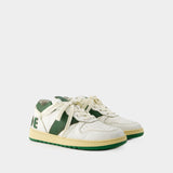 Sneakers Rhecess Low - Rhude - Cuir - Blanc/Vert