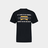 T-Shirt Hard To Be Humble - Rhude - Coton - Noir