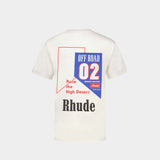 T-Shirt 02 - Rhude - Coton - Blanc