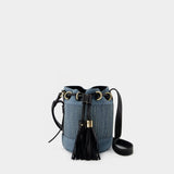 Sac à Bandoulière Vicki - See By Chloé - Coton - Denim