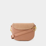 Sac à Bandoulière Mara - See By Chloé - Cuir - Coffee Pink