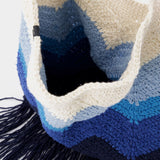 Sac Hobo Priya - Nannacay - Coton - Bleu
