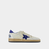 Sneakers Ball Star - Golden Goose - Cuir - Blanc/Bluette