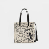 Tote Bag California - Golden Goose - Cuir - Blanc/Noir