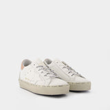 Baskets Hi Star en Cuir Blanc