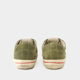 Sneakers V-Star 2 - Golden Goose - Cuir - Vert Foncé