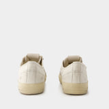 Sneakers V-Star 2 - Golden Goose - Cuir - Blanc/Rouge