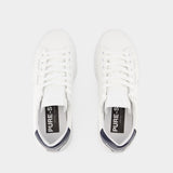 Sneakers Pure Star - Golden Goose - Cuir - Blanc/Bleu