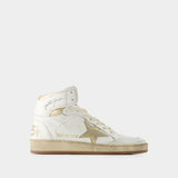 Sneakers Sky Star - Golden Goose Deluxe Brand - Cuir - Blanc/Doré