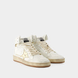 Sneakers Sky Star - Golden Goose Deluxe Brand - Cuir - Blanc/Doré