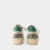 Sneakers Ball Star - Golden Goose Deluxe Brand - Cuir - Blanc/Vert