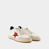 Sneakers Ball Star - Golden Goose Deluxe Brand - Cuir - Blanc