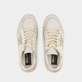 Sneakers Ball Star - Golden Goose Deluxe Brand - Cuir - Blanc