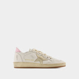 Sneakers Ball Star - Golden Goose Deluxe Brand - Cuir - Blanc