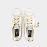 Sneakers Mid Star - Golden Goose Deluxe Brand - Cuir - Blanc