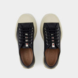 Baskets Pablo en Cuir Noir