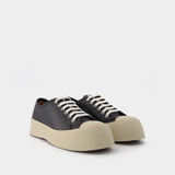 Baskets Pablo en Cuir Noir