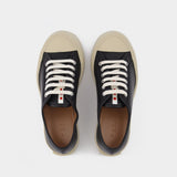 Baskets Pablo en Cuir Noir