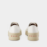 Sneakers Pablo Lace-Up - Marni - Cuir - Blanc