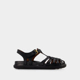 Sandales Fisherman - Marni - Cuir - Noir