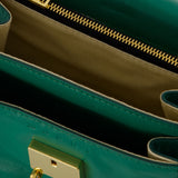 Sac Hobo Mini Trunk - Marni - Cuir - Vert