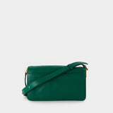 Sac Hobo Trunk - Marni - Cuir - Vert Agate