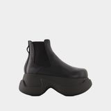 Bottes Chelsea Chunky - Marni - Cuir - Noir