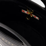 Cabas Tropicalia Micro - Marni - Cuir - Noir/Blanc