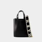 Sac À Bandoulière Museo Mini - Marni - Cuir - Noir