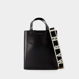 Sac À Bandoulière Museo Small - Marni - Cuir - Noir
